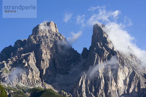 Cristallo  3221m und Popena  3152 m  Dolomiten  Alto Adige  Südtirol  Alpen  Italien  Europa