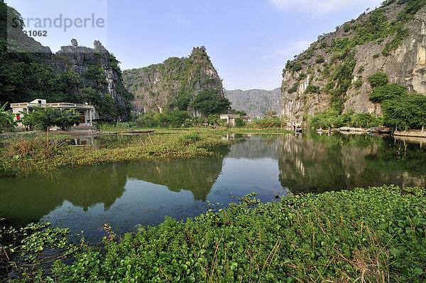 Tam Coc Region  Umgebung von Ninh Binh  trockene Halong Bucht  Vietnam  Südostasien