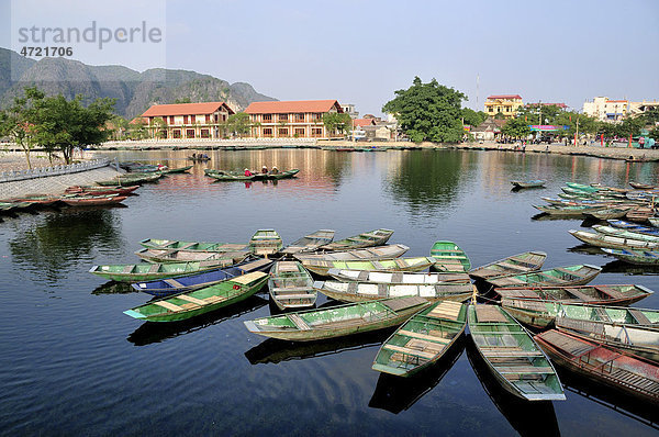 Tam Coc Region  Umgebung von Ninh Binh  trockene Halong Bucht  Vietnam  Südostasien