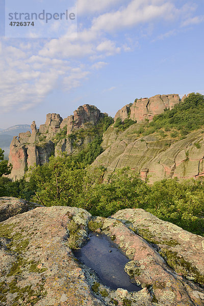 Die roten Felsen von Belogradchik  Belogradtschik  Bulgarien  Europa