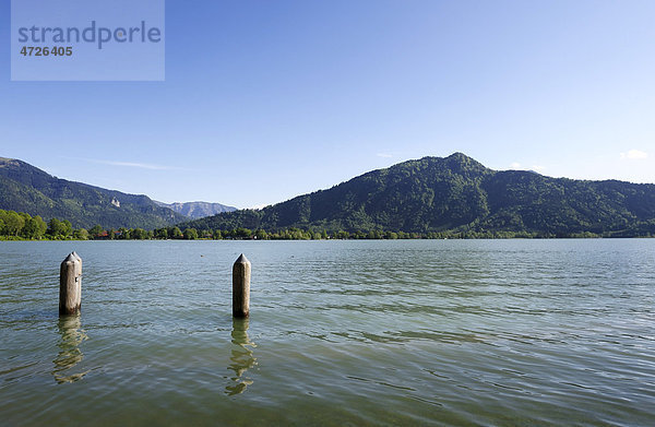 Tegernsee lake  Upper Bavaria  Bavaria  Germany  Europe