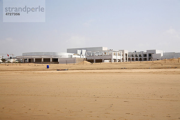 Hotelbauten am Strand  Agadir  Marokko  Afrika