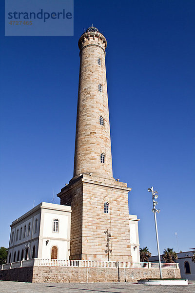 Faro de Chipiona  mit 69 Metern der höchste Leuchtturm Spaniens und einer der höchsten weltweit  Andalusien  Spanien  Europa