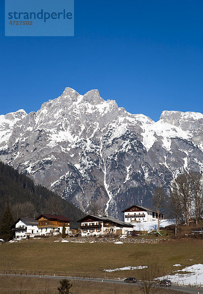 Berg in den österreichischen Alpen in Werfen  Österreich  Europa