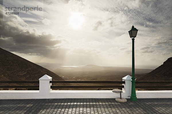 Aussichtspunkt Balcon de Femes  Lanzarote  Kanarische Inseln  Spanien  Europa