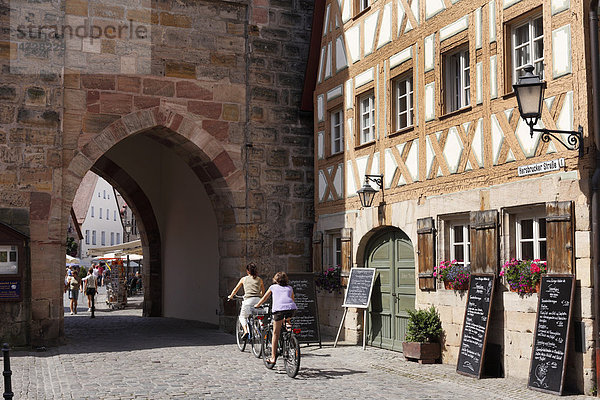 Hersbrucker Tor  Lauf an der Pegnitz  Mittelfranken  Franken  Bayern  Deutschland  Europa