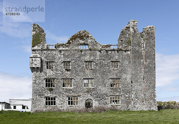 Lemeneagh Castle  Burren  County Clare  Republik Irland  Europa