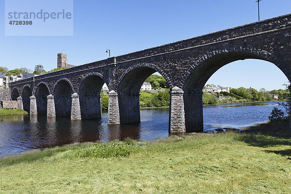 Viadukt von 1892 über Newport River  Newport  County Mayo  Connacht  Republik Irland  Europa