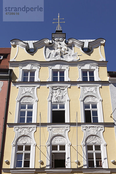 Stadtschreiberhaus  Town Writers' House  Freising  Upper Bavaria  Bavaria  Germany  Europe