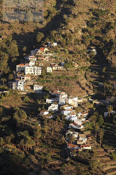 El Hornillo  oberes Valle Gran Rey  La Gomera  Kanaren  Spanien  Europa Insel La Gomera