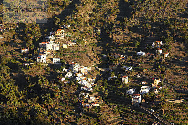 El Hornillo  oberes Valle Gran Rey  La Gomera  Kanaren  Spanien  Europa Insel La Gomera