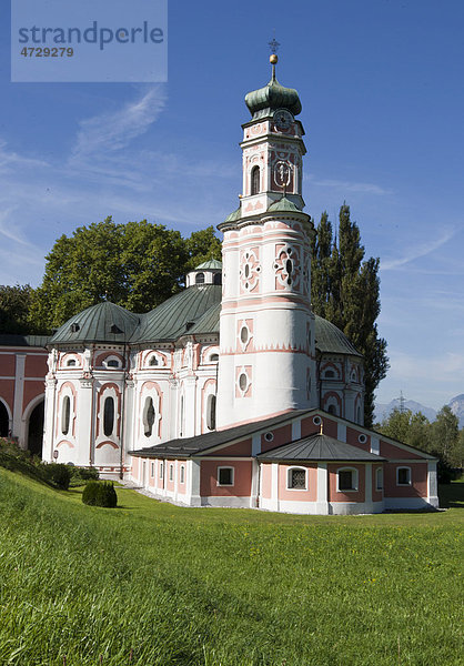 Karlskirche bei Volders  Tirol  Österreich  Europa