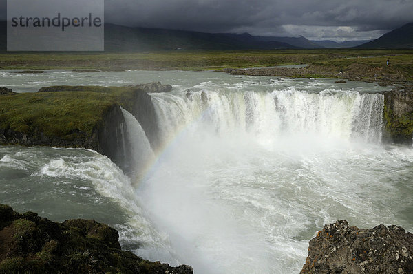 Wasserfall Go_afoss  Godafoss  Island  Europa