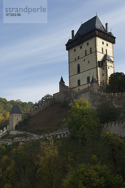 Burg Karlötejn  Karlstein  Tschechien  Europa
