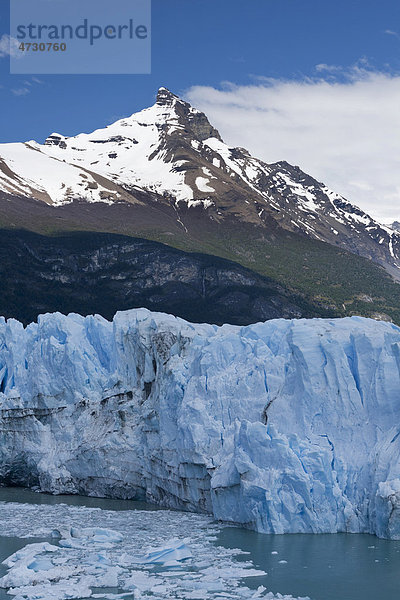Pico Moreno mit Gletscher Perito Moreno  Parque National Los Glaciares  Patagonien  Argentinien  Südamerika