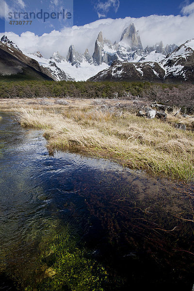 Cerro Fitz Roy  3406m  Parque Nacional Los Glaciares  Patagonien  Argentinien  Südamerika