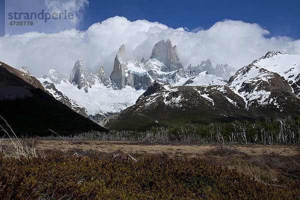Cerro Fitz Roy  3406m  Parque Nacional Los Glaciares  Patagonien  Argentinien  Südamerika