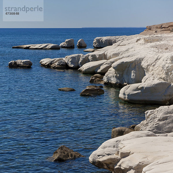 Rocks at Governor's Beach  Southern Cyprus  Greek Cyprus  South Eastern Europe  Europe