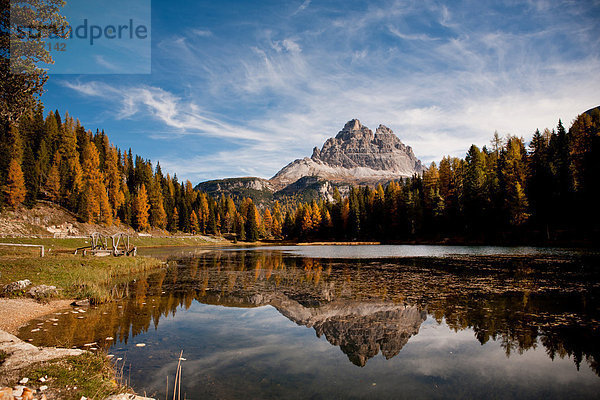 D'Antorno See in Südtirol  Italien  Europa