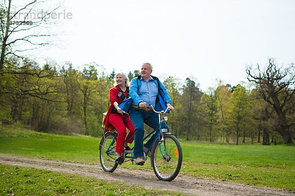 Senior Senioren Fahrrad Rad Tandem
