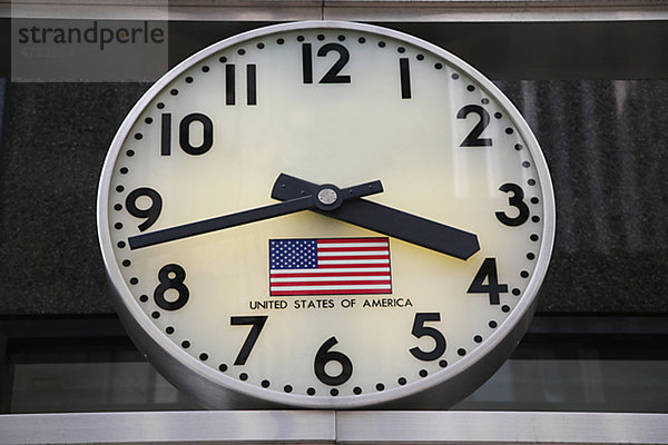 Uhr Close-up Fahne amerikanisch