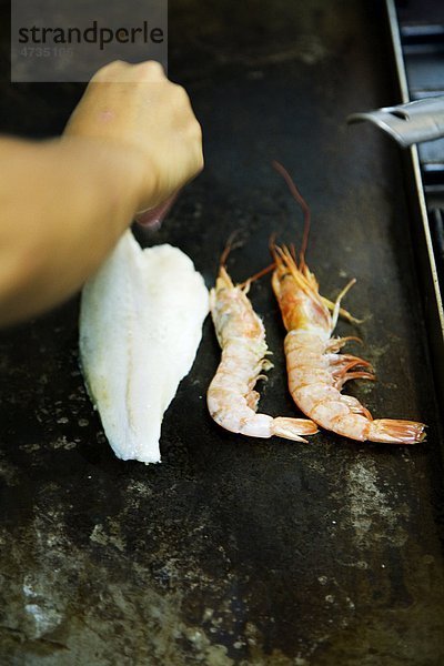 kochen Frische Personalwesen Küche Krabbe Mitglied