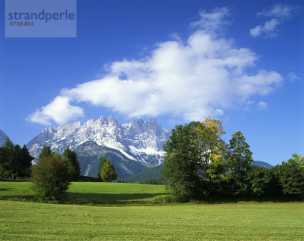 Wilder Kaiser  Kaisergebirge  Tirol  Österreich  Europa