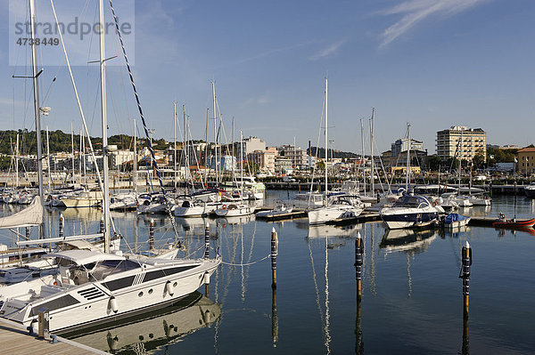 Cattolica an der Adria  Hafen Provinz Rimini  Emilia-Romagna  Italien  Europa