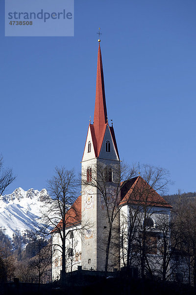 Pfarrkirche  Dorf Ehrenburg  Kiens  Pustertal  Südtirol  Italien  Europa