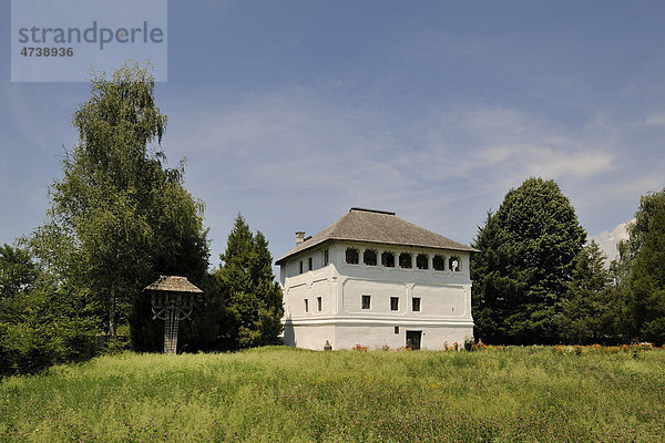 Oltenisches Bojarenhaus  Adelshaus  Horezu Freilichtmuseum  Rumänien  Europa