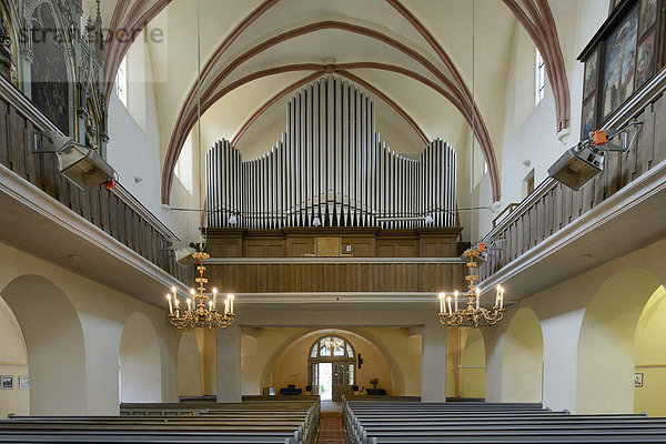 Orgel in der Kirchenburg von Cisnadie  Heltau  Rumänien  Europa