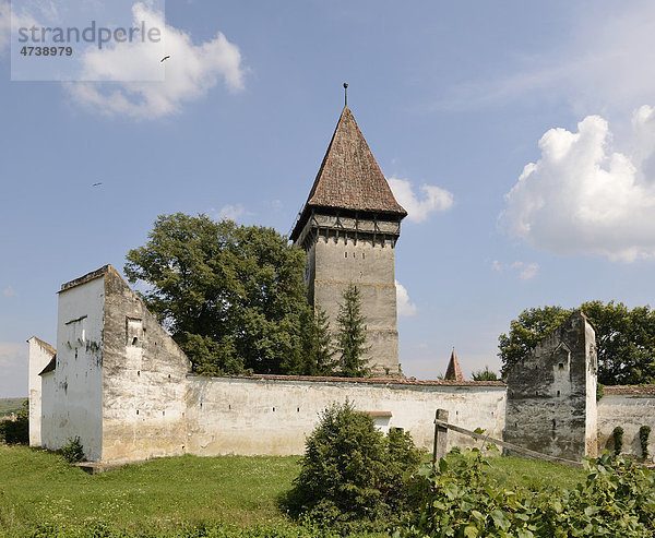 Kirchenburg von Dealu Frumos  Schönberg  Siebenbürgen  Rumänien  Europa