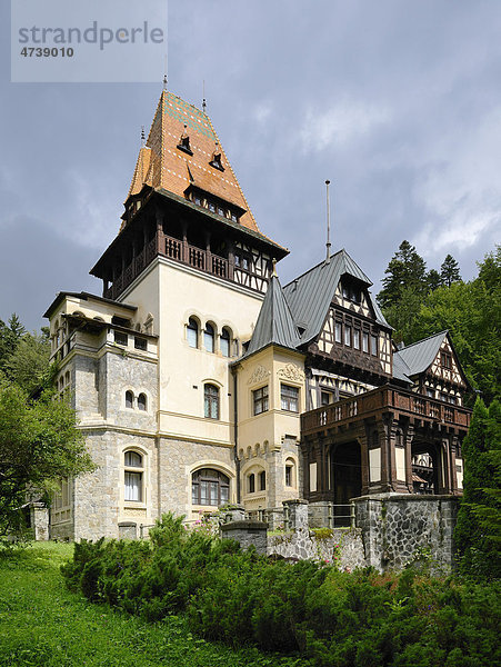 Schloss Peles  Sinaia  Rumänien  Europa
