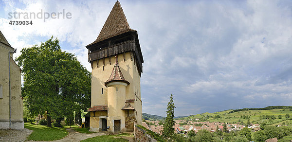 Kirchenburg  UNESCO Weltkulturerbe  Biertan oder Birthälm  Siebenbürgen  Rumänien  Europa