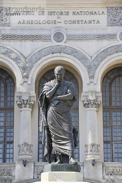 Statue von Ovid  Constanta  Rumänien  Europa