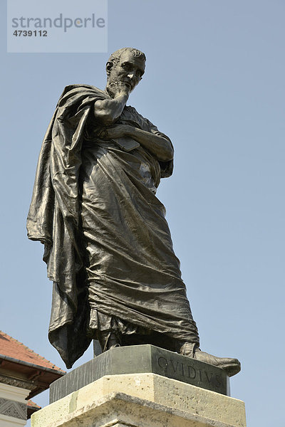 Statue von Ovid  Constanta  Rumänien  Europa