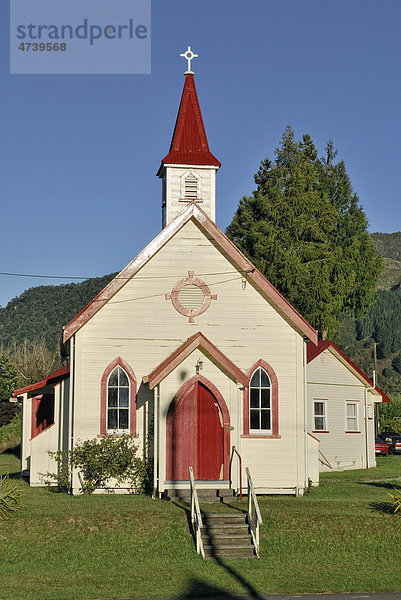 Anglican Church of St. Pauls  anglikanische Kirche  Murchison  Highway 6  Südinsel  Neuseeland
