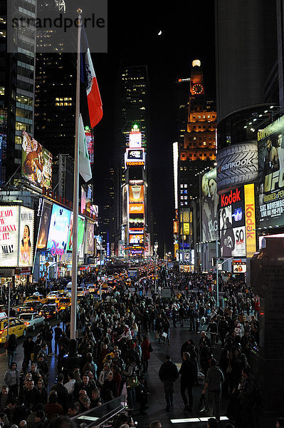 Times Square  Manhattan  New York City  New York  Vereinigte Staaten von Amerika  USA  Nordamerika