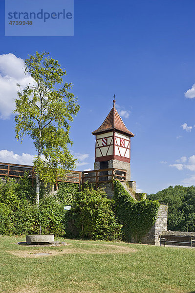 Nürnberger Türmchen  Bad Wimpfen  Neckartal  Baden-Württemberg  Deutschland  Europa