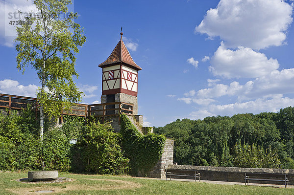 Nürnberger Türmchen  Bad Wimpfen  Neckartal  Baden-Württemberg  Deutschland  Europa