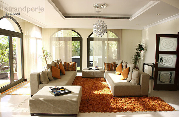 Private Villa auf The Palm Jumeirah  auch als luxuriöses Ferienhaus zu mieten  Dubai  Vereinigte Arabische Emirate  Naher Osten Ferienhaus