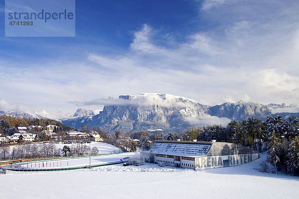 Eisschnelllauf Arena Ritten  Eischnelllaufplatz  Ritten  Südtirol  Italien  Europa