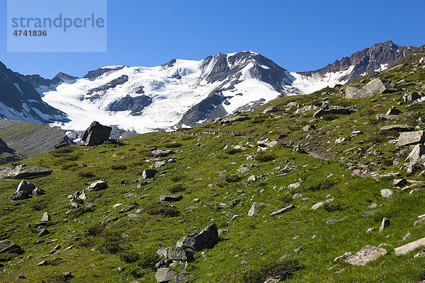 Bergmassiv Ortlergruppe  Trafoier Eiswand  Südtirol  Italien  Europa