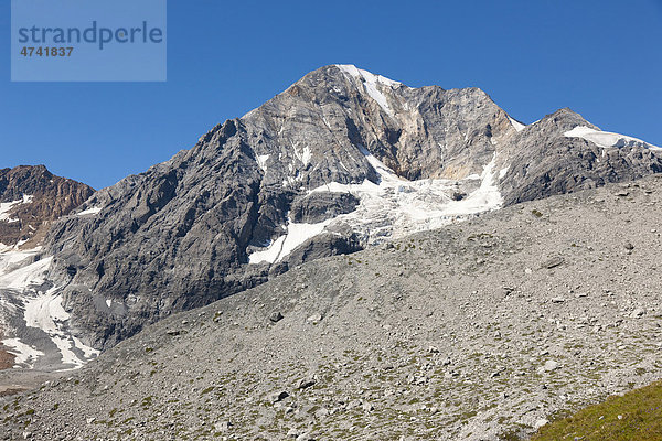 Bergmassiv Ortlergruppe  Trafoier Eiswand  Südtirol  Italien  Europa