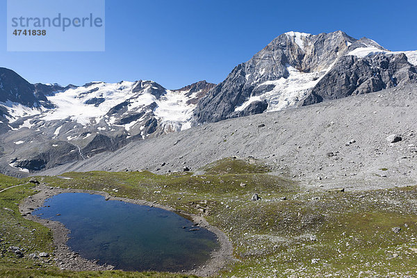 Bergmassiv Ortlergruppe  Trafoier Eiswand  Südtirol  Italien  Europa