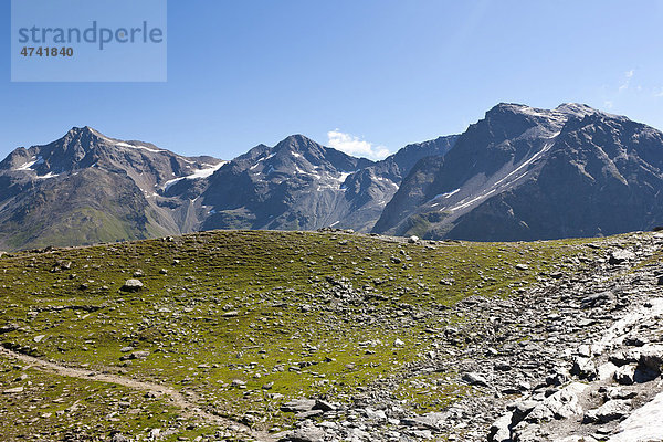 Berge  Ortlergebiet  Südtirol  Italien  Europa