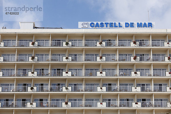 Hotel Castell de Mar in Cala Millor  Mallorca  Balearen  Spanien  Europa