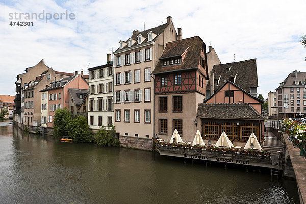 Gerberviertel  Petite France  Straßburg  Elsass  Frankreich  Europa