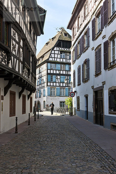 Stadtteil La Petite France  Straßburg  Ill  Elsaß  Frankreich  Europa