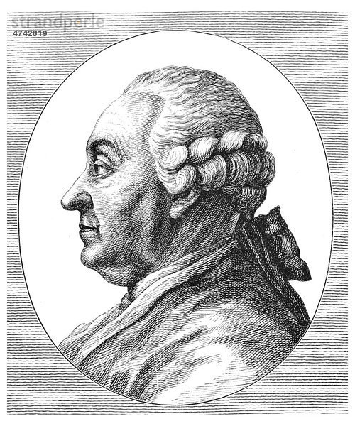 Goethes Vater  historische Abbildung aus Deutsche Literaturgeschichte von 1885